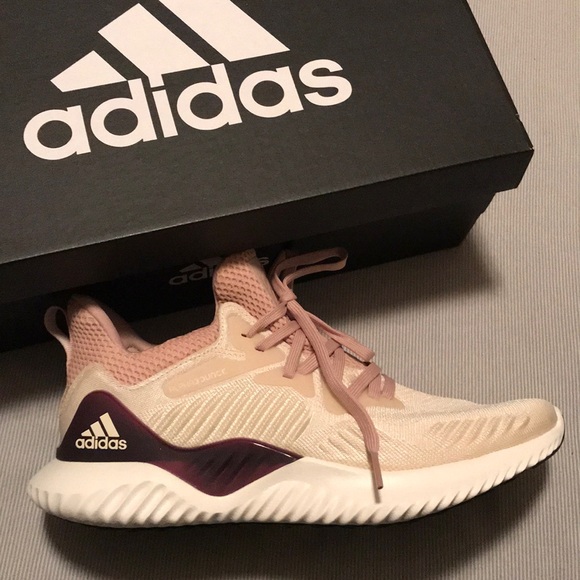 tan and pink adidas